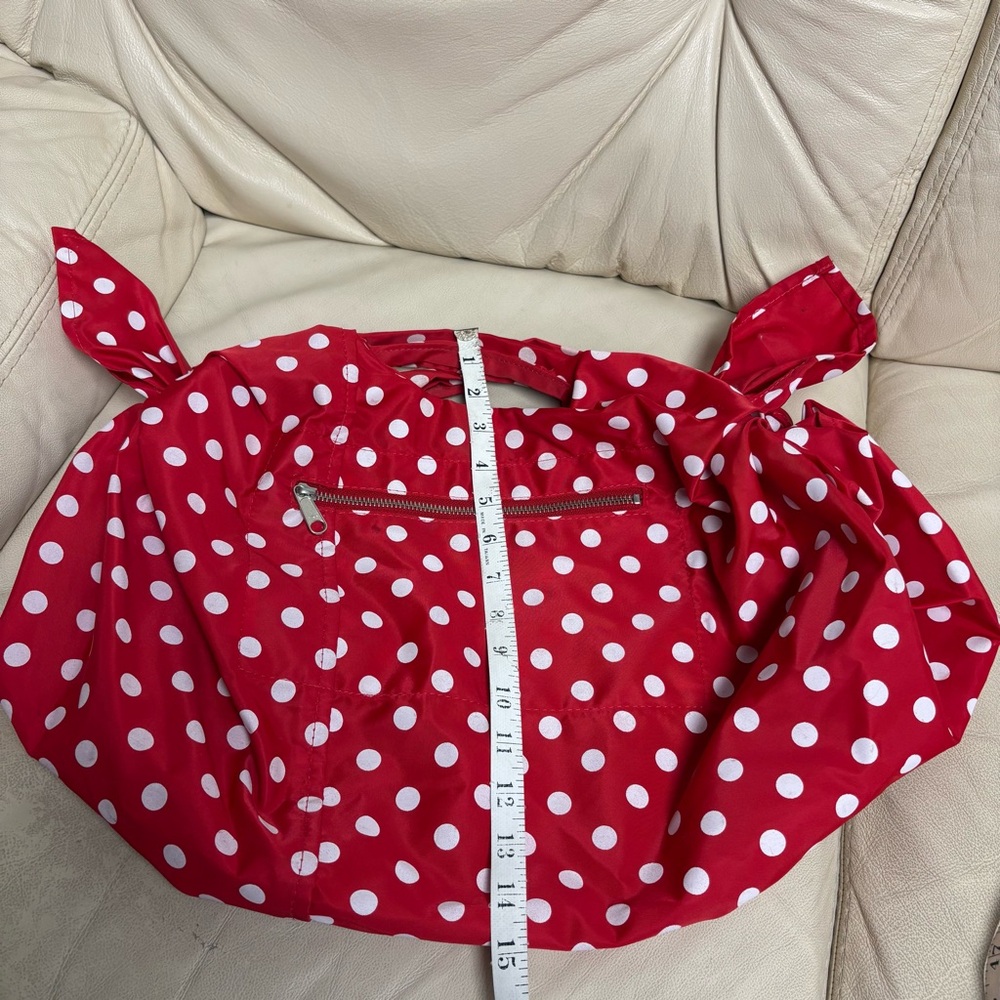 COMME DES GARCONS Red Polka Dot Bow Bag Good Design Shop Japan - Picture 6 of 13